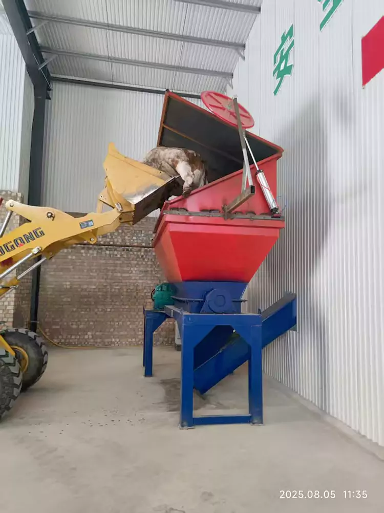 integrated animal carcass crusher reference equipment