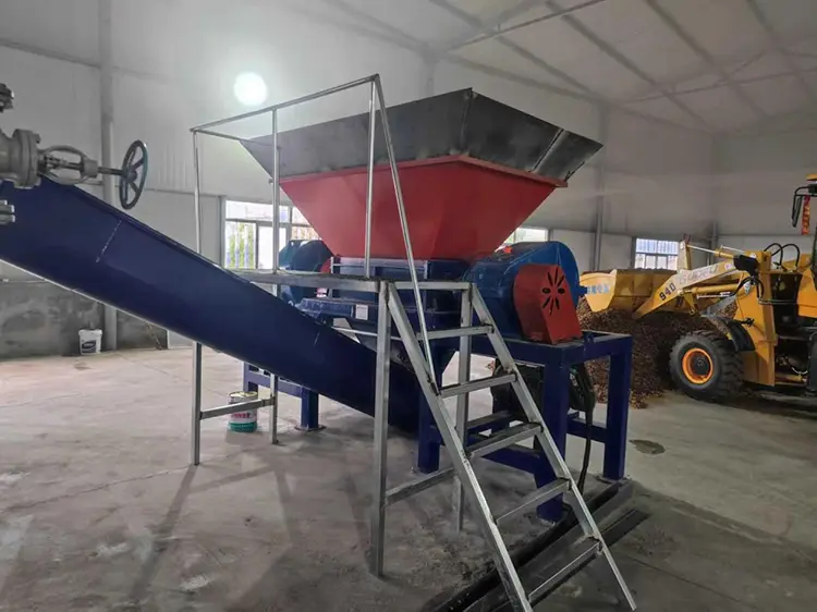 animal carcass shredder installation reference